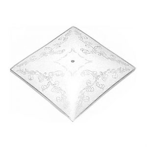 Angelo/Westinghouse 81807 Ceiling Lamp Shade, 12" Bent Glass Square