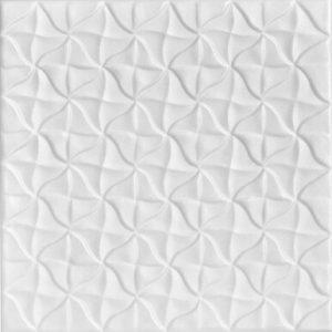 Granny's Pinwheel Quilt Glue-up Styrofoam Ceiling Tile 20 in x 20 in - #R55