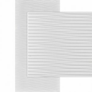 Sahara Horizontal MirroFlex 4x8 / 4x10 Glue Up PVC 3D Wall Panels
