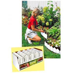 Easy Gardener 861 Adirondack Edging, Bright White, 22 inch