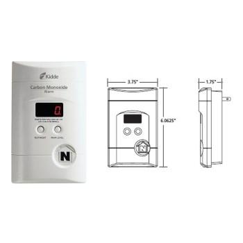 Kidde 900-0076-01 Nighthawk Plug-In Carbon Monoxide Detector Alarm