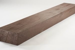 Fireplace Faux Wood Mantels - 4 ft. Length & 10 in. Height