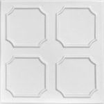 Bostonian Glue-up Styrofoam Ceiling Tile 20 in x 20 in - #R01 - (Pack of 96)