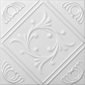 Diamond Wreath Glue-up Styrofoam Ceiling Tile 20 in x 20 in - #R02 - (Pack of 96)