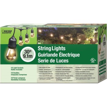 Feit Electric 72041 Decorator Indoor/Outdoor LED String Lights ~ 30 Ft