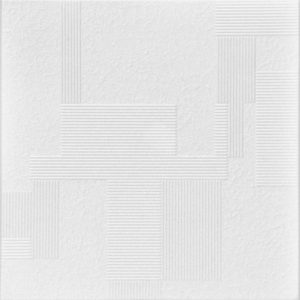Vectors Glue-up Styrofoam Ceiling Tile 20 in x 20 in - #R187 - (Pack of 96)