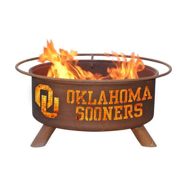 Oklahoma Sooners Fire Pit