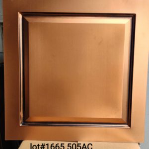 LOT # 1665 #505 24x24 (200 SQ FT) 50 PCS Antique Copper Glue up / Drop In PVC