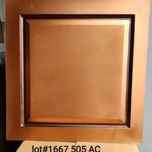 LOT # 1667 #505 24x24 (200 SQ FT) 50 PCS Antique Copper Glue up / Drop In PVC