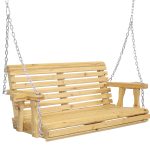 Traditional Wooden Porch Swing